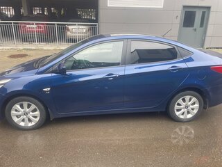 2016 Hyundai Solaris I Рестайлинг, синий, 1350000 рублей, вид 3