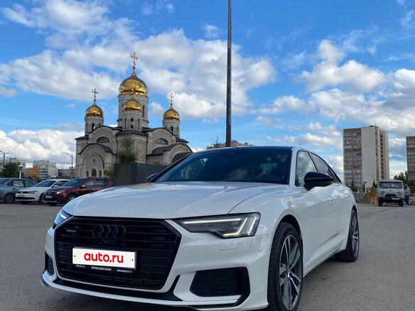 2021 Audi A6 45 TFSI V (C8), белый, 3990000 рублей - вид 2