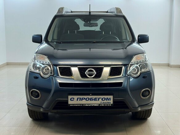 2013 Nissan X-Trail II Рестайлинг, синий, 1125000 рублей - вид 1