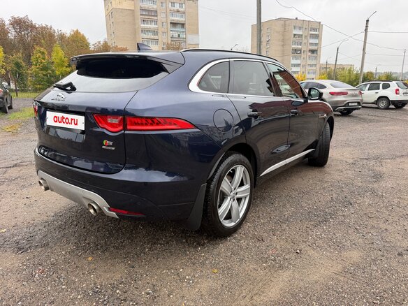 2017 Jaguar F-Pace I, синий - вид 3