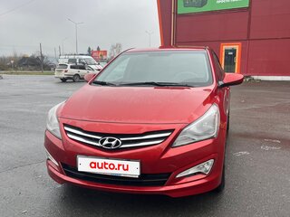 2015 Hyundai Solaris I Рестайлинг, красный, 1000000 рублей, вид 2