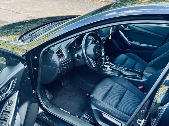 2014 Mazda 6 III (GJ), чёрный, 1530000 рублей - вид 11