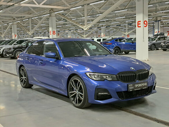 2019 BMW 3 серии 320d xDrive VII (G2x), синий, 2790000 рублей - вид 2