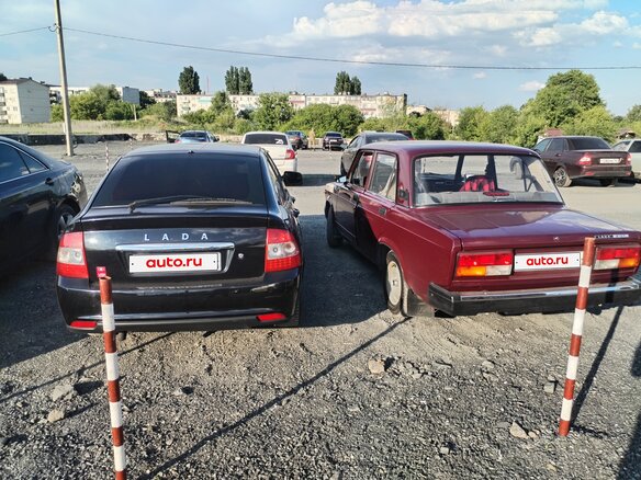 2008 Lada (ВАЗ) 2107, пурпурный, 250000 рублей - вид 4