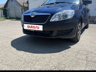 2012 Skoda Fabia II Рестайлинг, синий, 390000 рублей, вид 2