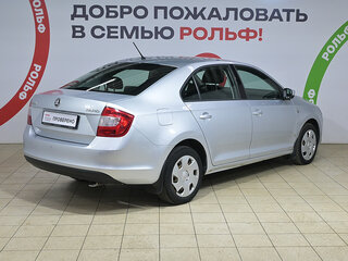 2014 Skoda Rapid I, серебристый, 720000 рублей, вид 4