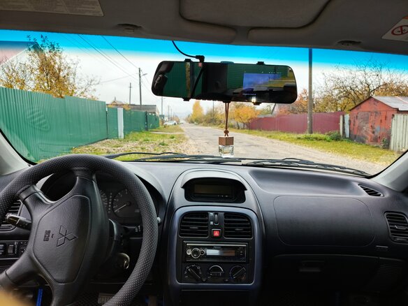 2002 Mitsubishi Carisma I Рестайлинг, синий, 250000 рублей - вид 12