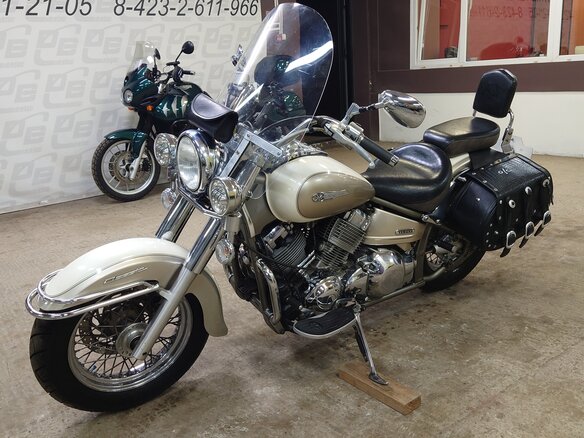2008 Yamaha XVS400 Drag Star, бежевый, 395000 рублей - вид 9