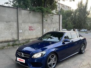 2016 Mercedes-Benz C-Класс 180 9G-TRONIC IV (W205), синий, 2070000 рублей, вид 1