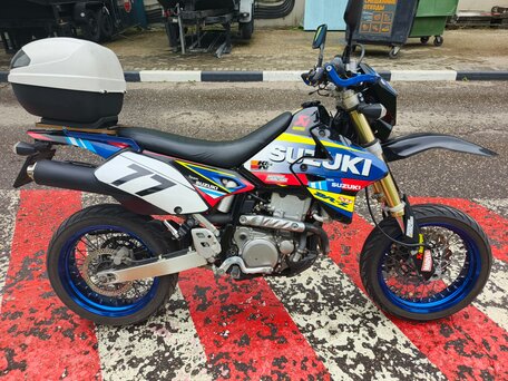 2018 Suzuki DR-Z 400 SM, синий, 650000 рублей, вид 2