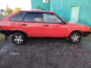 1995 Lada (ВАЗ) 2109, красный, 145000 рублей, вид 2