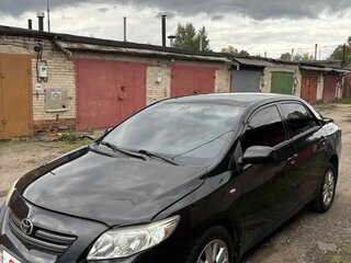 2008 Toyota Corolla AMT X (E140, E150), чёрный, 990000 рублей, вид 1
