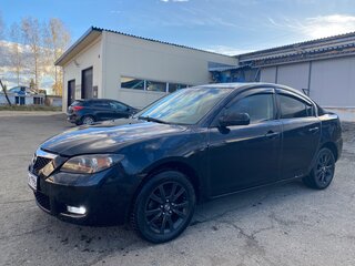 2007 Mazda 3 I (BK) Рестайлинг, чёрный, 355000 рублей, вид 3