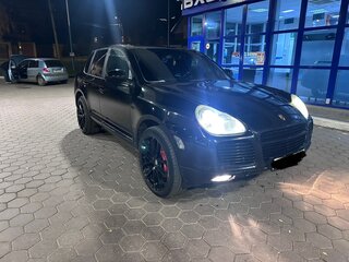 2005 Porsche Cayenne Turbo I (955), чёрный, 949000 рублей, вид 2