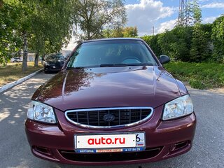 2008 Hyundai Accent ТагАЗ II, красный, 400000 рублей, вид 2