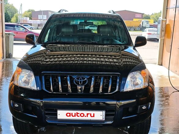 2005 Toyota Land Cruiser Prado 5-speed 120 Series, чёрный - вид 3