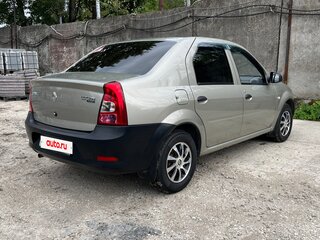 2010 Renault Logan I Рестайлинг, бежевый, 410000 рублей, вид 3