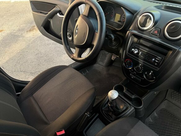 2014 Lada (ВАЗ) Granta I, серый, 380000 рублей - вид 10