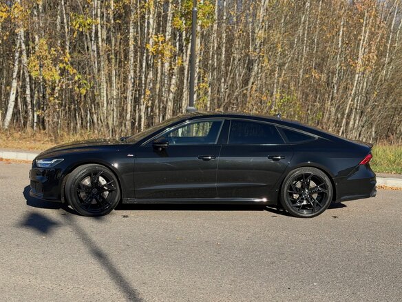 2021 Audi A7 55 TFSI II (4K), чёрный, 6150000 рублей - вид 16