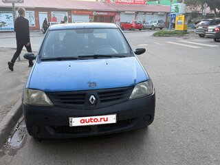 2006 Renault Logan I, синий, 110000 рублей, вид 1