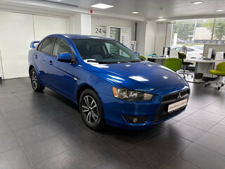 2008 Mitsubishi Lancer X, синий, 454000 рублей, вид 3