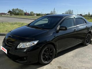 2008 Toyota Corolla X (E140, E150), чёрный, 650000 рублей, вид 3