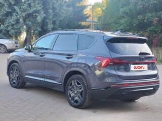 2021 Hyundai Santa Fe IV Рестайлинг, синий, 4120000 рублей, вид 4