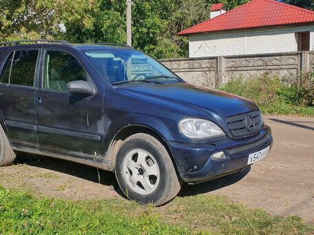 2002 Mercedes-Benz M-Класс 320 I (W163) Рестайлинг, чёрный, 500000 рублей, вид 1