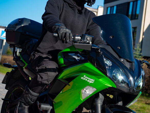 2013 Kawasaki ER-6F (Ninja 650R), зелёный, 350000 рублей - вид 3