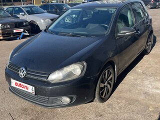 2010 Volkswagen Golf VI, чёрный, 690000 рублей, вид 1