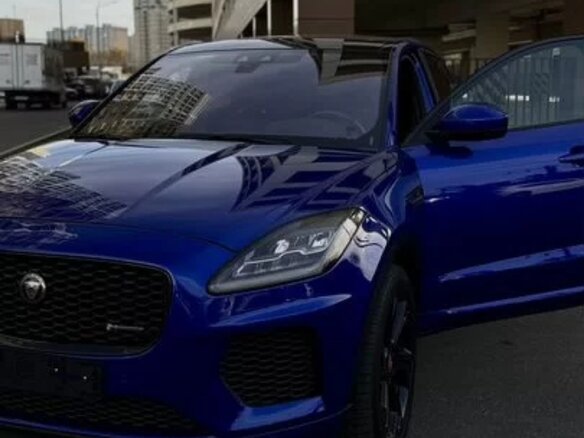 2018 Jaguar E-Pace I, синий, 2500000 рублей - вид 9