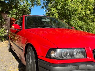 1993 BMW 3 серии 316i III (E36), красный, 345000 рублей, вид 4