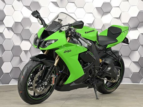 2008 Kawasaki ZX-10R Ninja, зелёный, 769000 рублей, вид 2