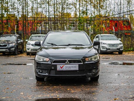 2008 Mitsubishi Lancer X, чёрный, 480000 рублей, вид 3