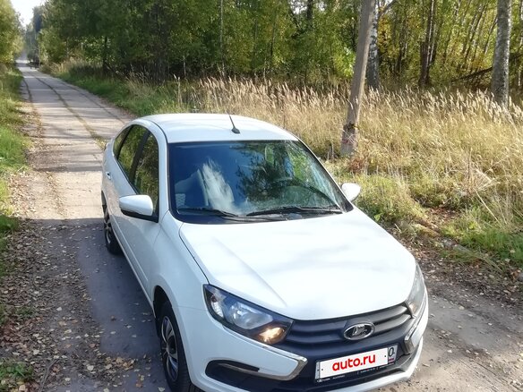 2023 Lada (ВАЗ) Granta I Рестайлинг, белый, 650000 рублей - вид 4