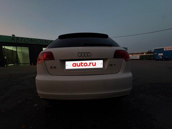 2007 Audi A3 II (8P) Рестайлинг 1, белый - вид 3