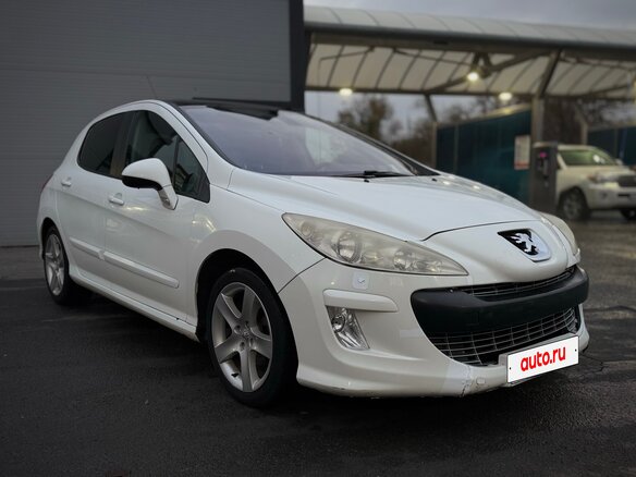 2008 Peugeot 308 I, белый, 449000 рублей - вид 1
