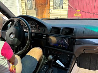 2002 BMW 5 серии 520i IV (E39) Рестайлинг, чёрный, 400000 рублей, вид 4