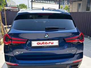 2022 BMW X3 30i III (G01) Рестайлинг, синий, 3800000 рублей, вид 3