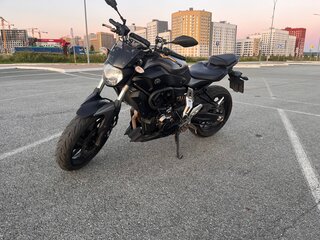 2015 Yamaha MT-07 (FZ-07), серый, 680000 рублей, вид 3