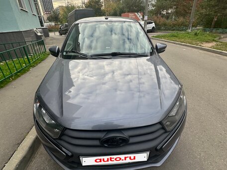 2022 Lada (ВАЗ) Granta I Рестайлинг, серый, 575000 рублей, вид 3