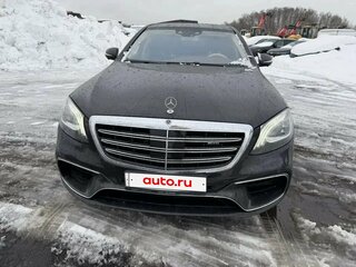2017 Mercedes-Benz S-Класс AMG 63 AMG Long III (W222, C217) Рестайлинг, чёрный, 7750000 рублей, вид 2