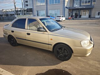 2005 Hyundai Accent ТагАЗ II, бежевый, 330000 рублей, вид 4