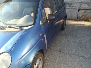 2002 Daewoo Matiz I Рестайлинг, синий, 100000 рублей, вид 4