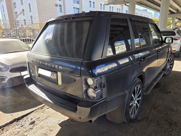 2005 Land Rover Range Rover Supercharged III Рестайлинг, синий, 600000 рублей - вид 6