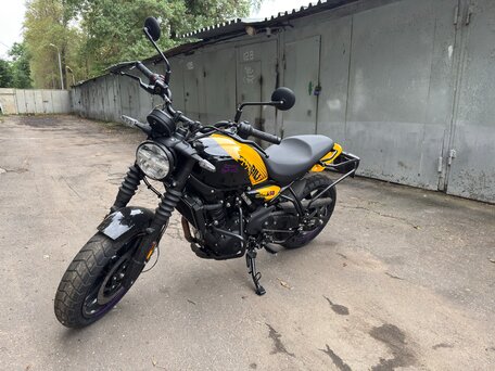 2025 Royal Enfield Guerrilla 450, золотистый, 490000 рублей, вид 1