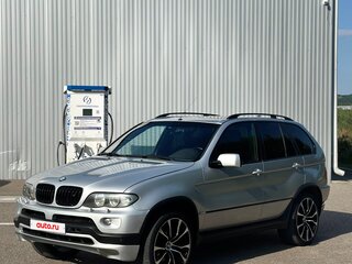 2005 BMW X5 4.4i I (E53) Рестайлинг, серебристый, 1200000 рублей, вид 1