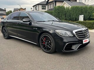2017 Mercedes-Benz S-Класс 560 Long VI (W222, C217) Рестайлинг, чёрный, 4500000 рублей, вид 2