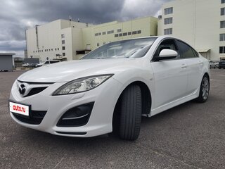 2012 Mazda 6 II (GH) Рестайлинг, белый, 990000 рублей, вид 1
