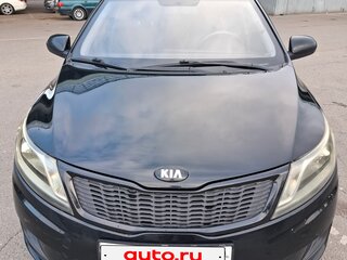 2014 Kia Rio III, чёрный, 430000 рублей, вид 3
